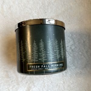 Bath Body Works. Fresh Fall Morning. Candle.